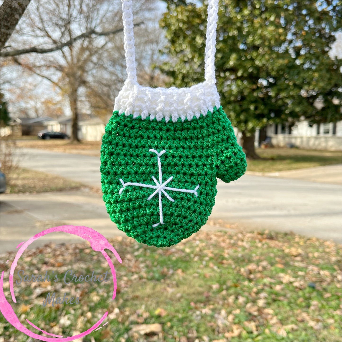 Green Mitten Purse, CHILD STRAP