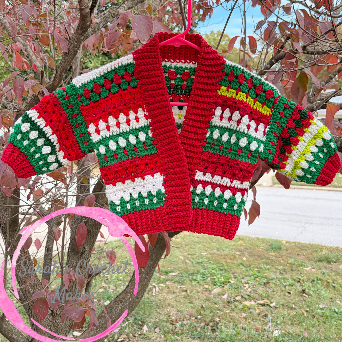 Oversized Christmas Cardigan - 2t