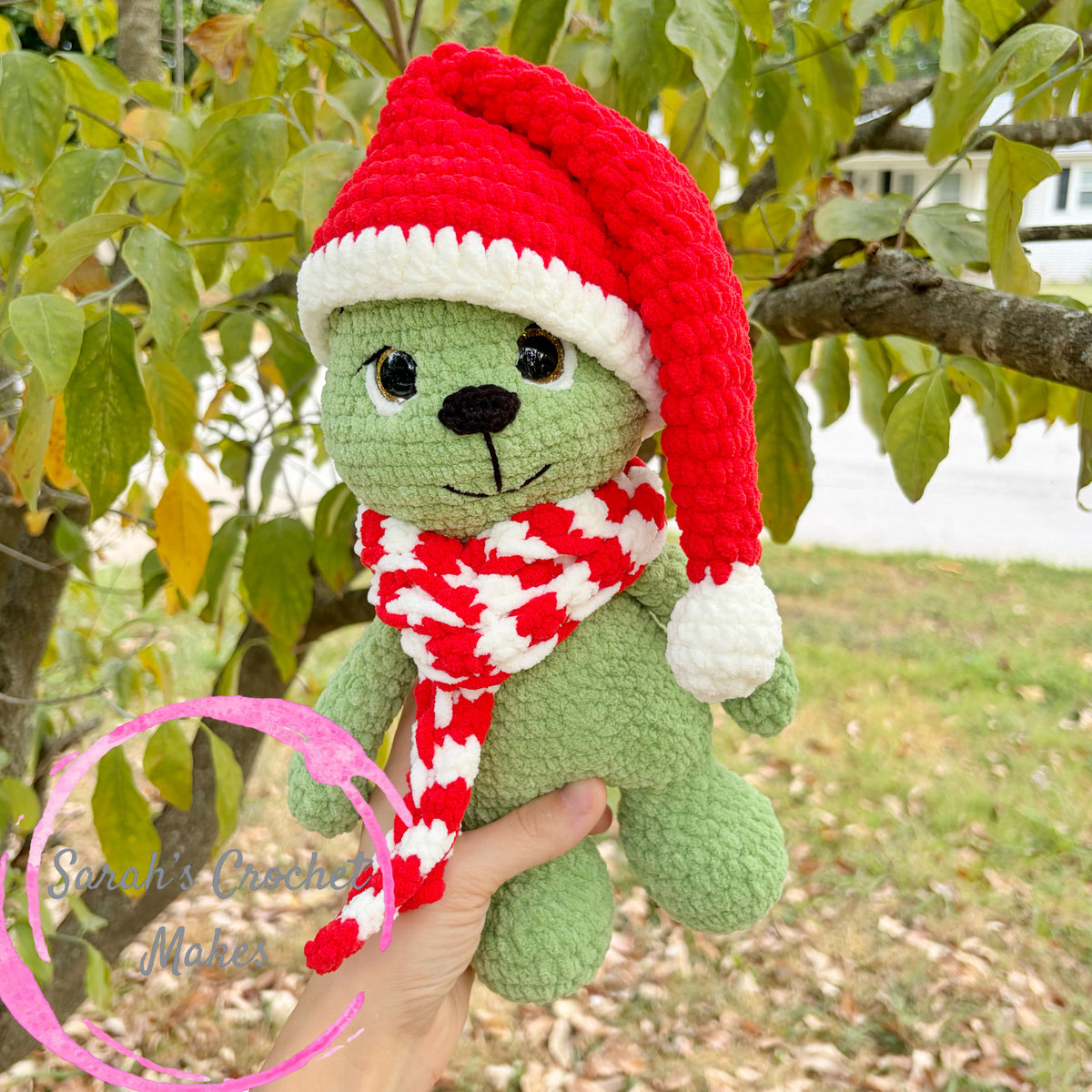 Green Christmas Doll Plushie