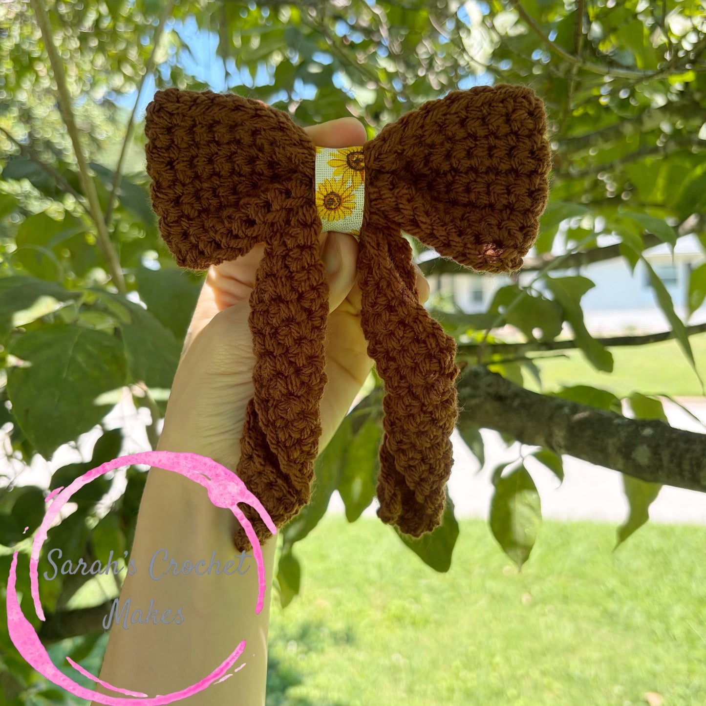 Dark Brown Fall Sailor Bow