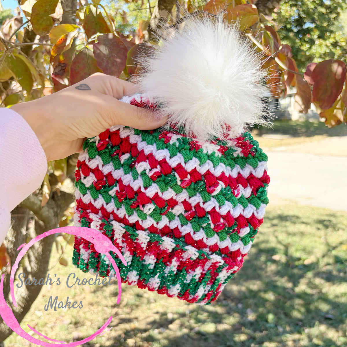 Double Brim Christmas Beanie