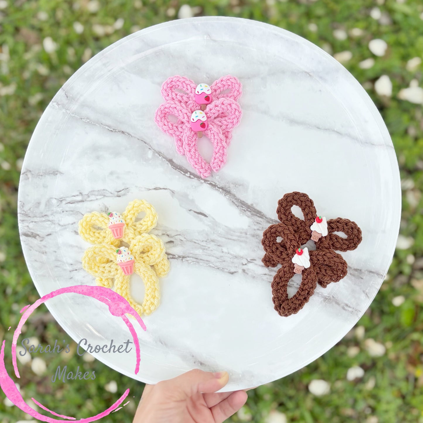 Ice Cream Handtied Bows