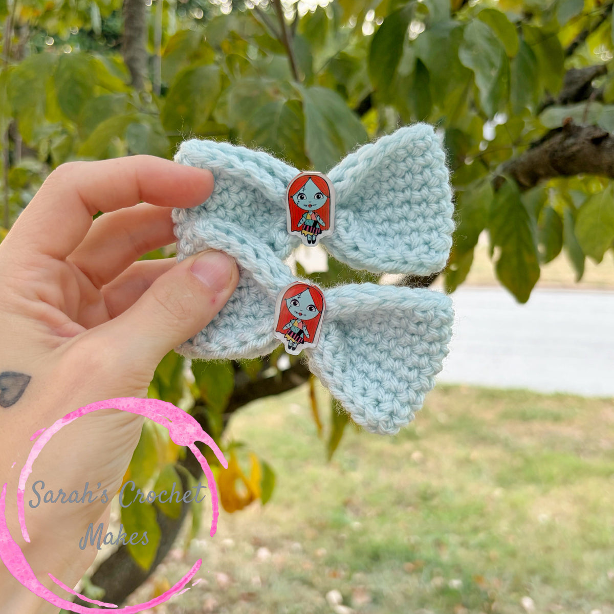 4" Sky Blue Sally Piggies (ON CLIP)