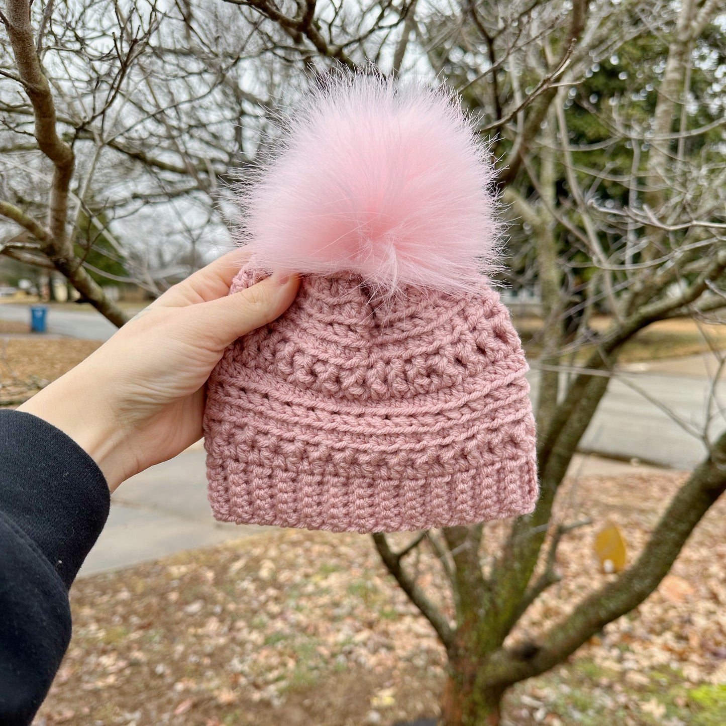 3/6 Month, Blush Beanie