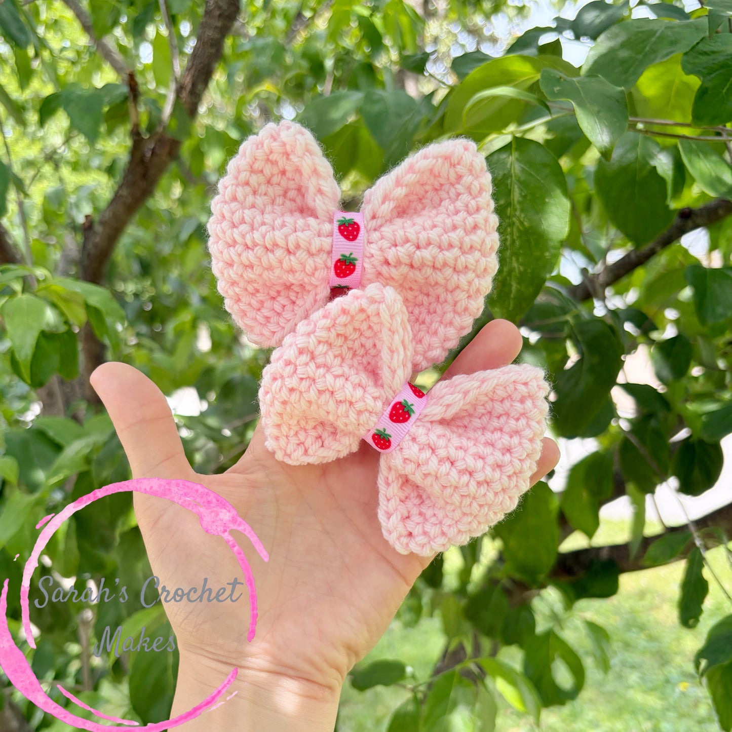 Strawberry 4" Piggies (ON CLIPS)