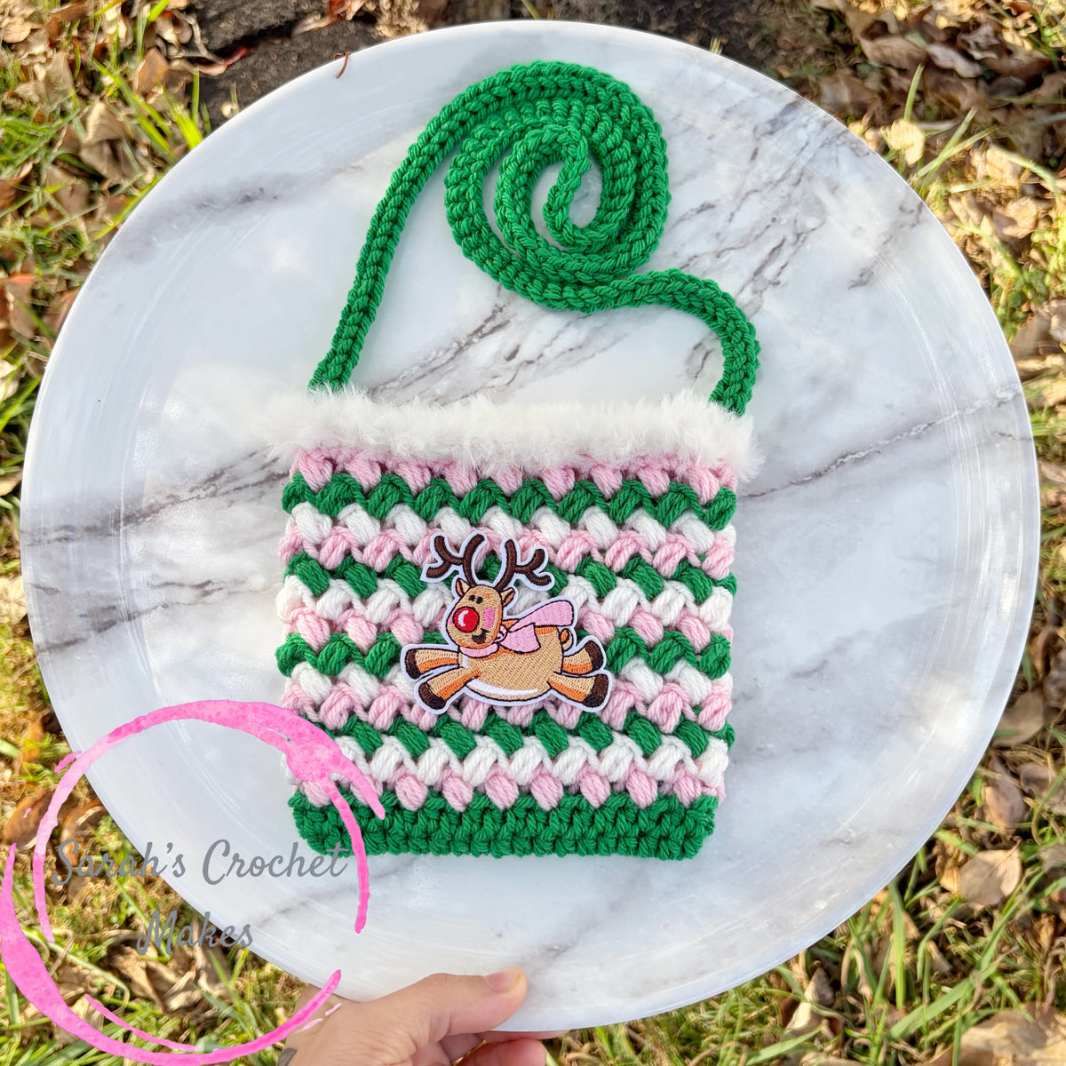 Pink Christmas, Reindeer Purse