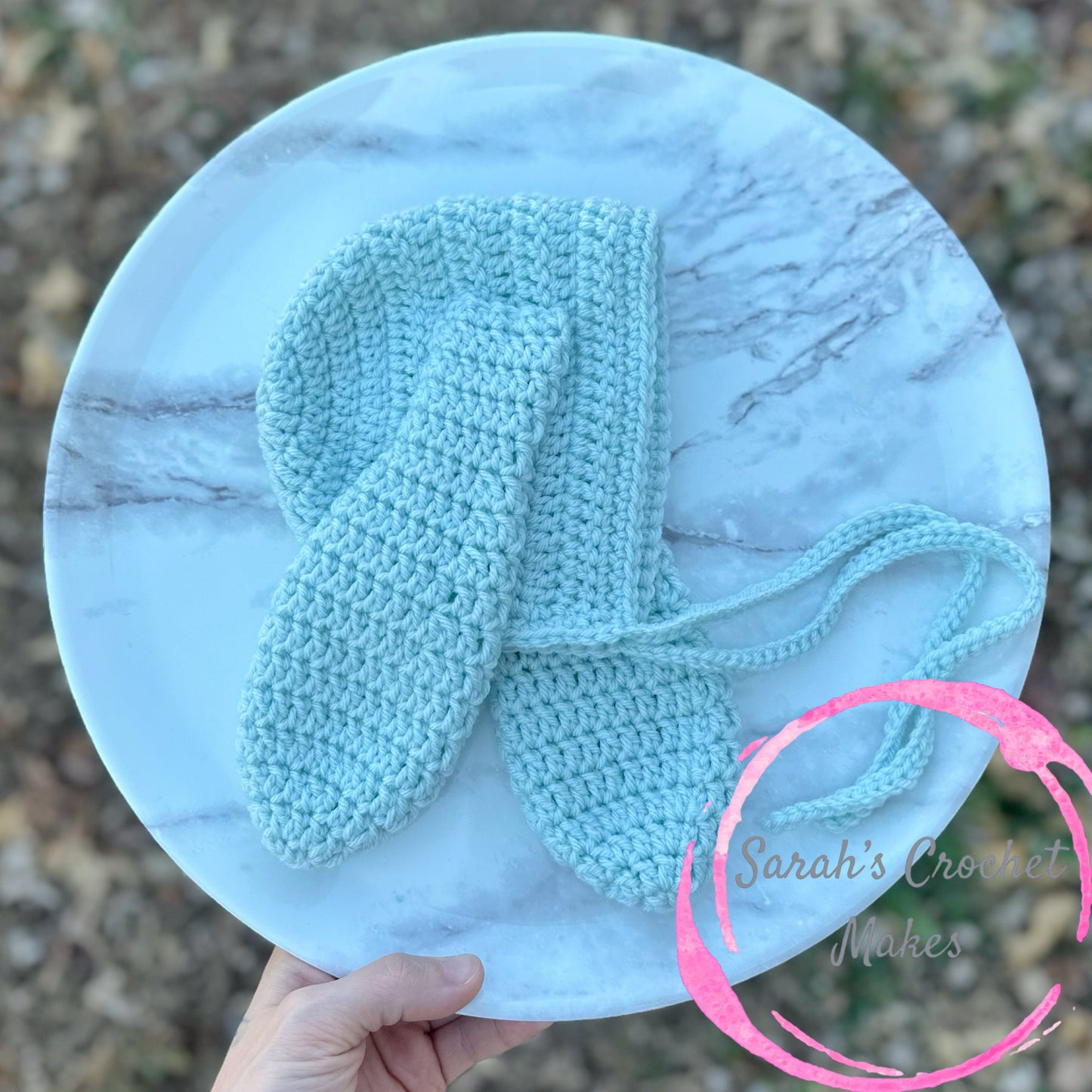 Baby Blue Bunny Bonnet