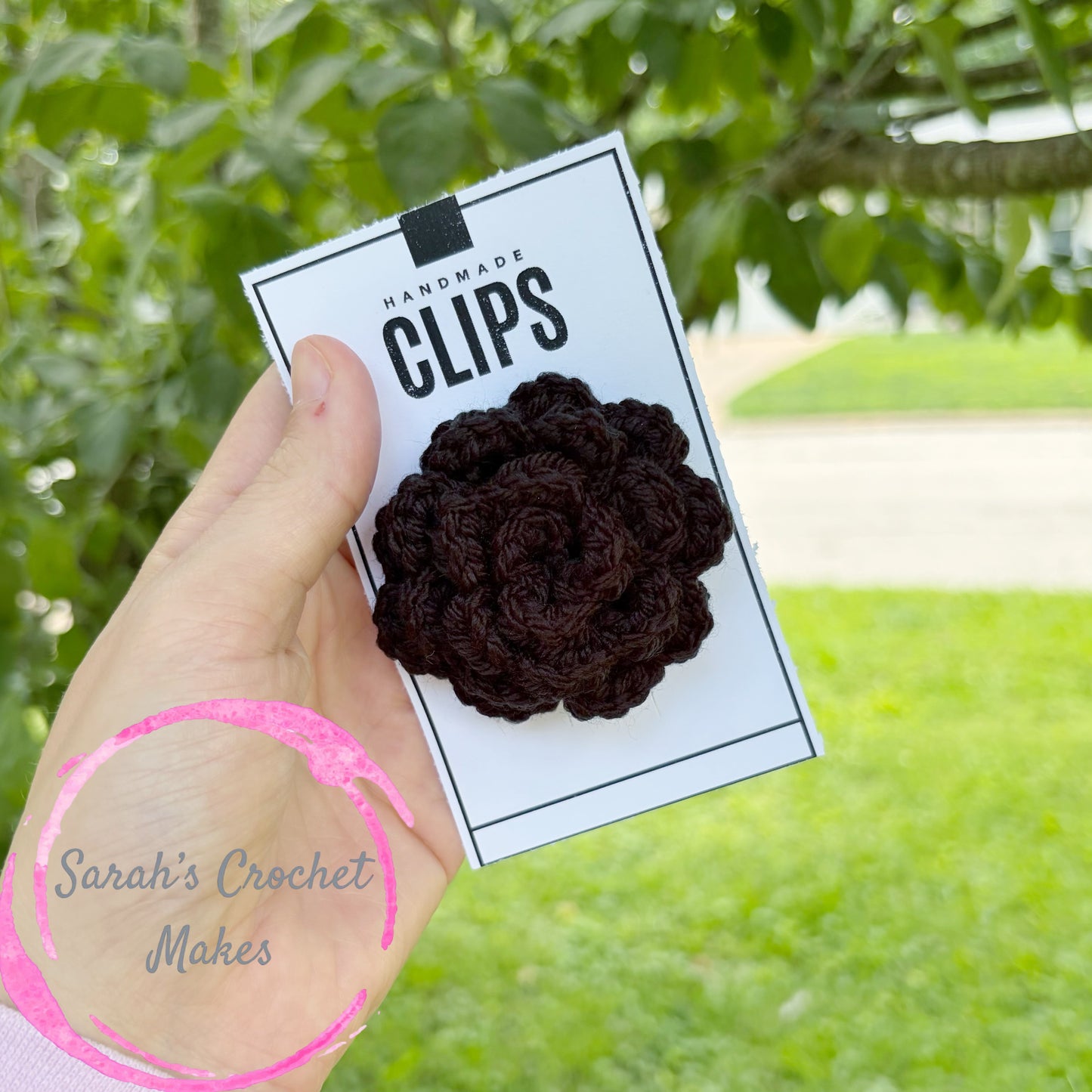 Black Rose Hair Clips (ADD 2 FOR PIGGIES)