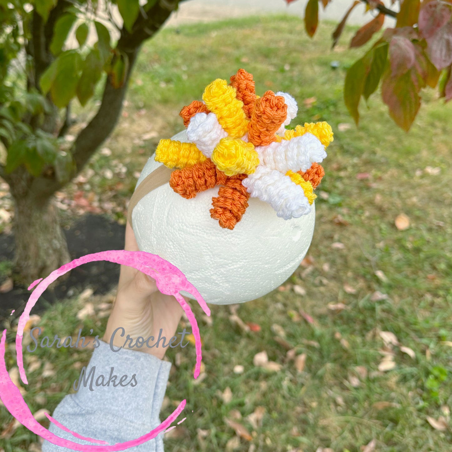 Candy Corn Popper on Nylon