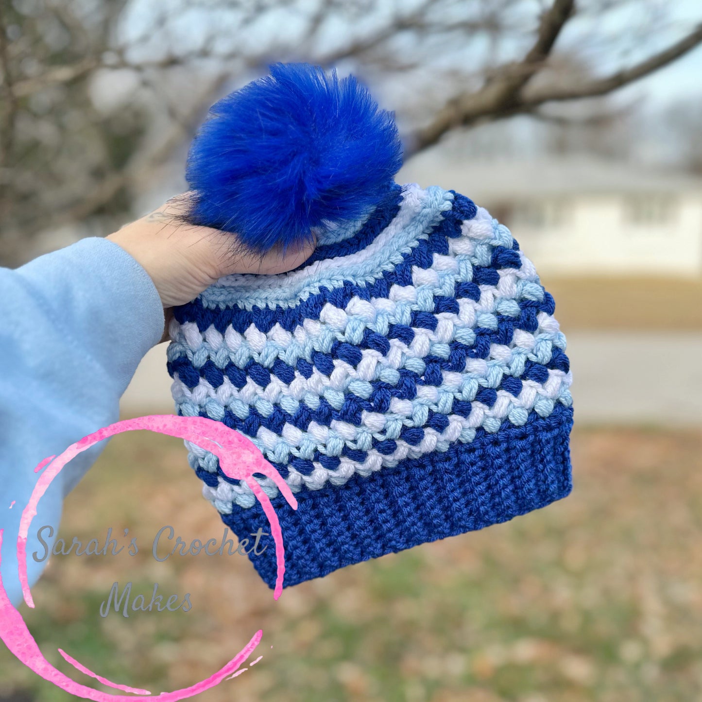 Blue Beanie, 3-10 years