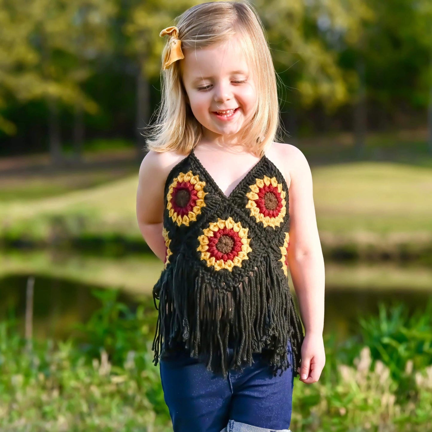 Sunflower Halter Top
