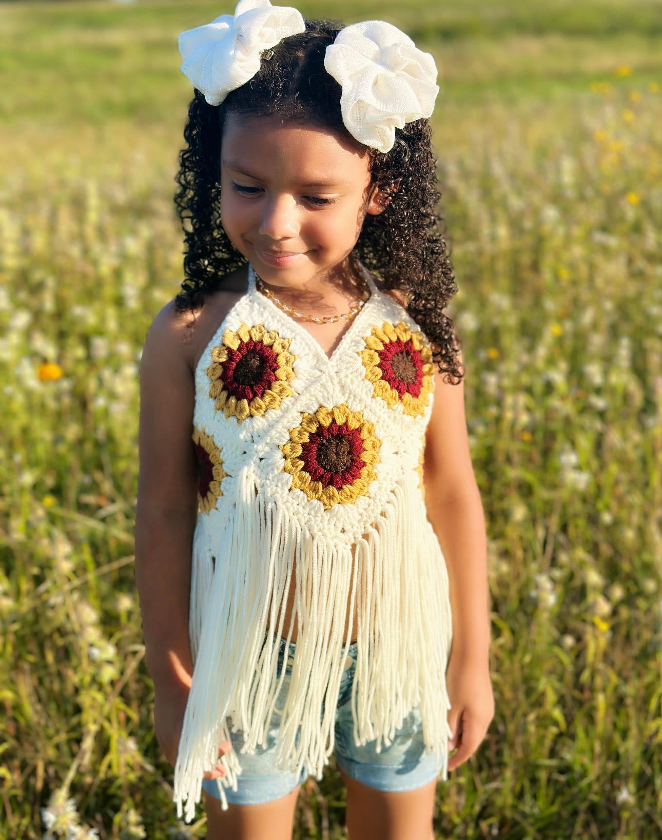 Sunflower Halter Top