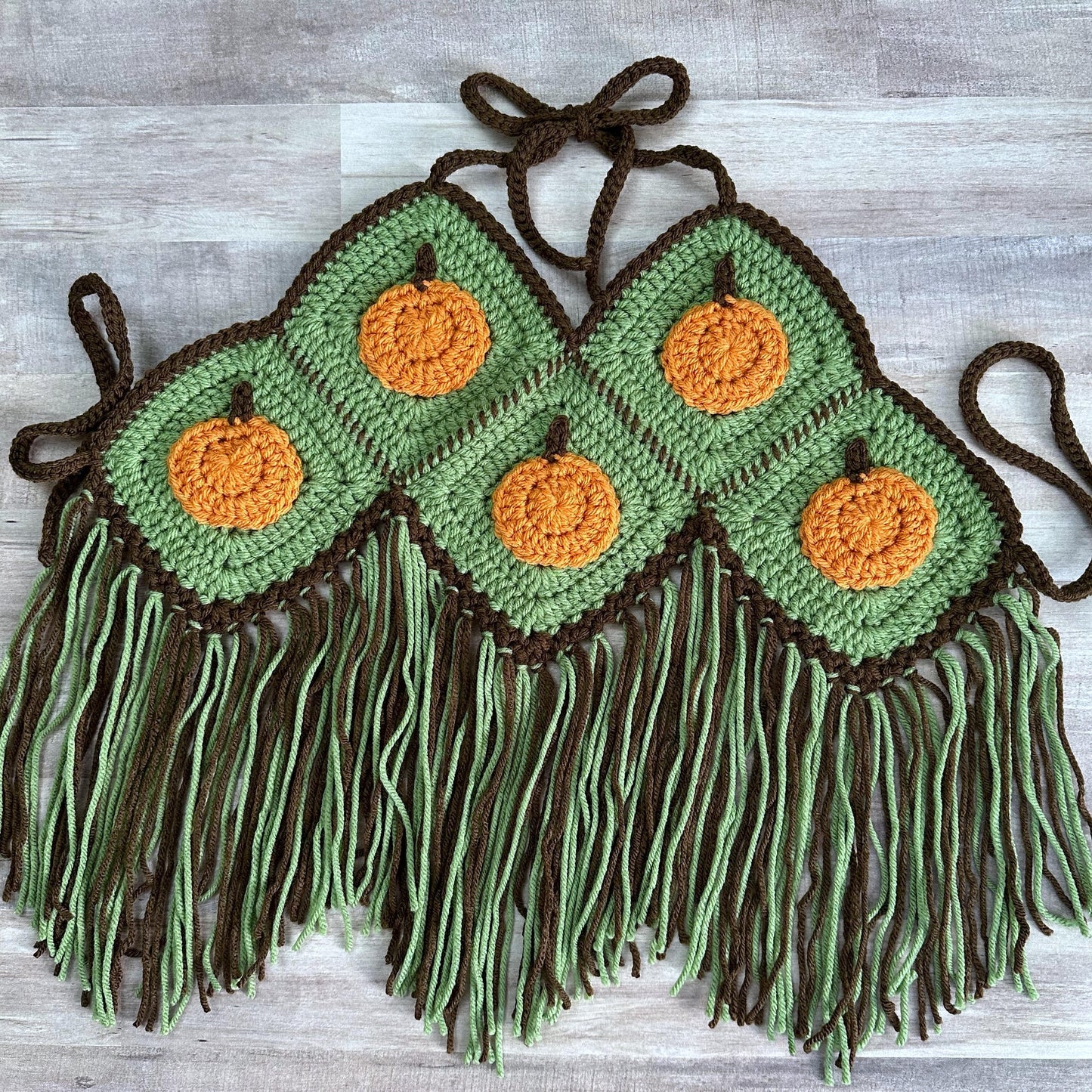 Pumpkin Patch Halter Top