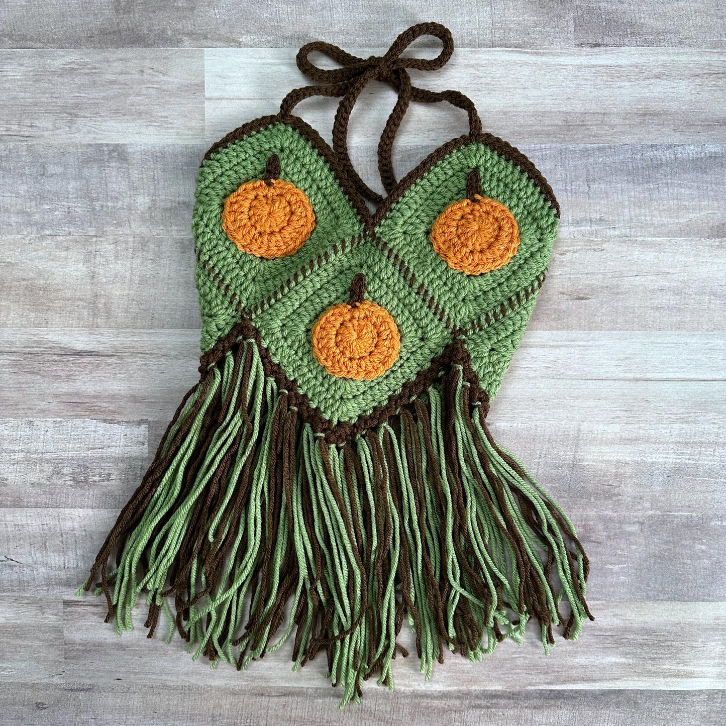Pumpkin Patch Halter Top