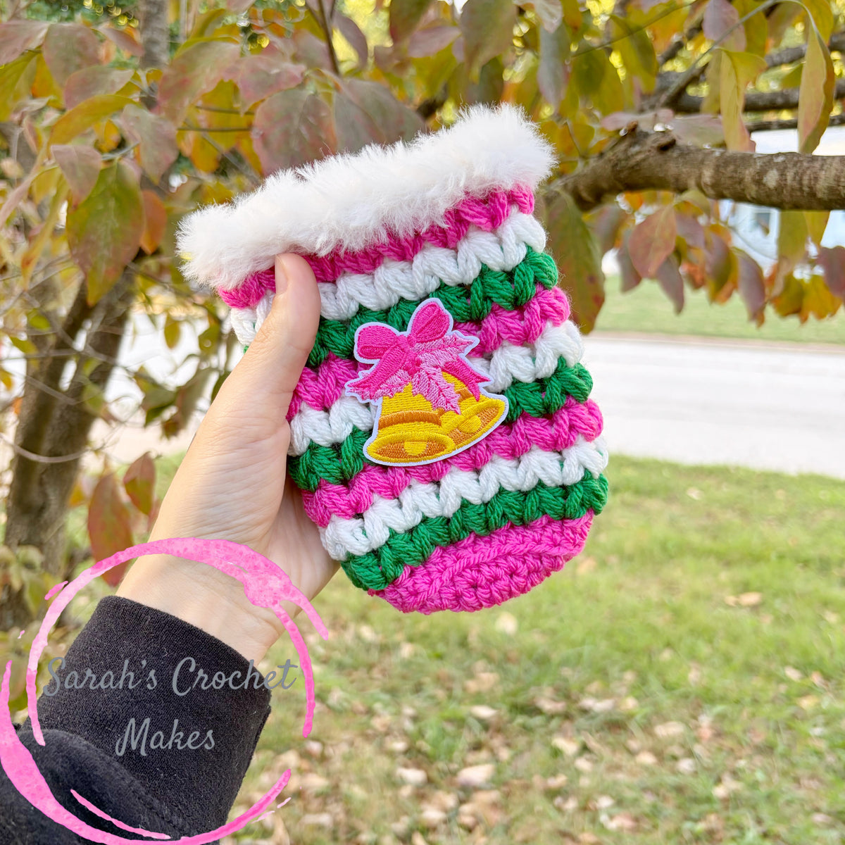 Pink Christmas, Bells Cozy (LARGE)