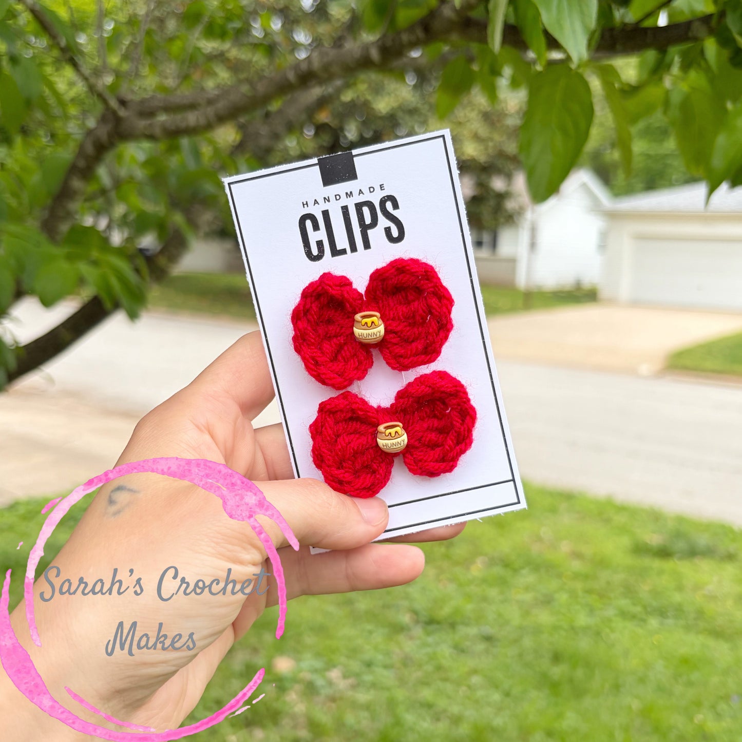 Honey Pot Mini Bows (ON CLIPS)