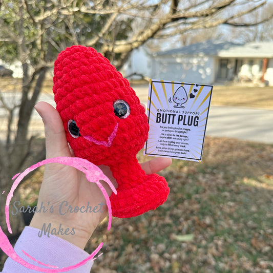 Red Booty Plug (NOT FOR INTERNAL USE)