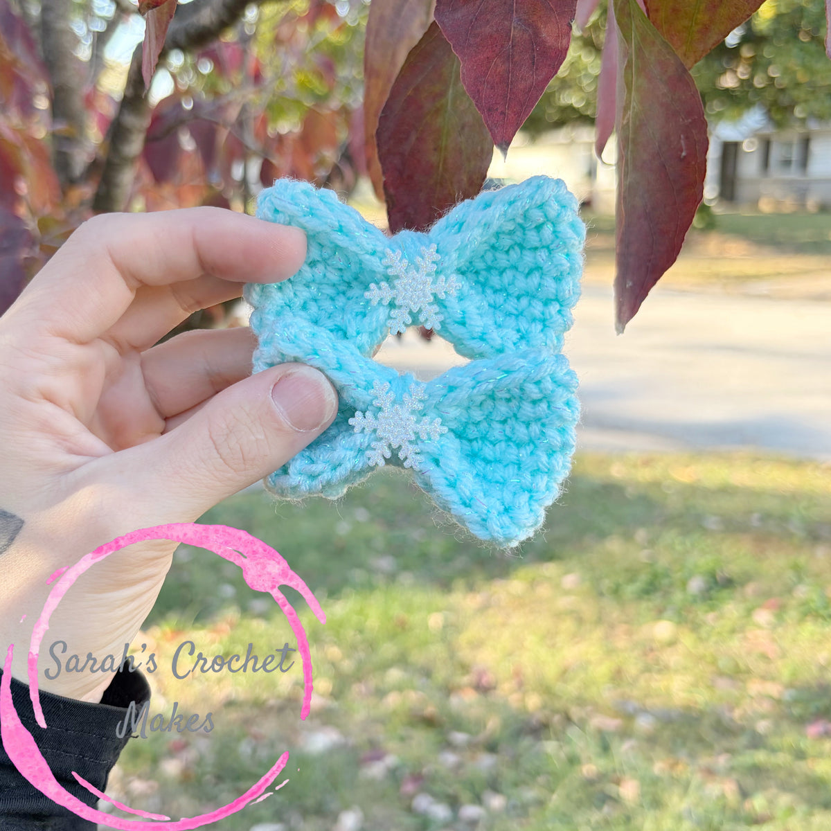 3" Sparkle Blue Snowflake Piggies
