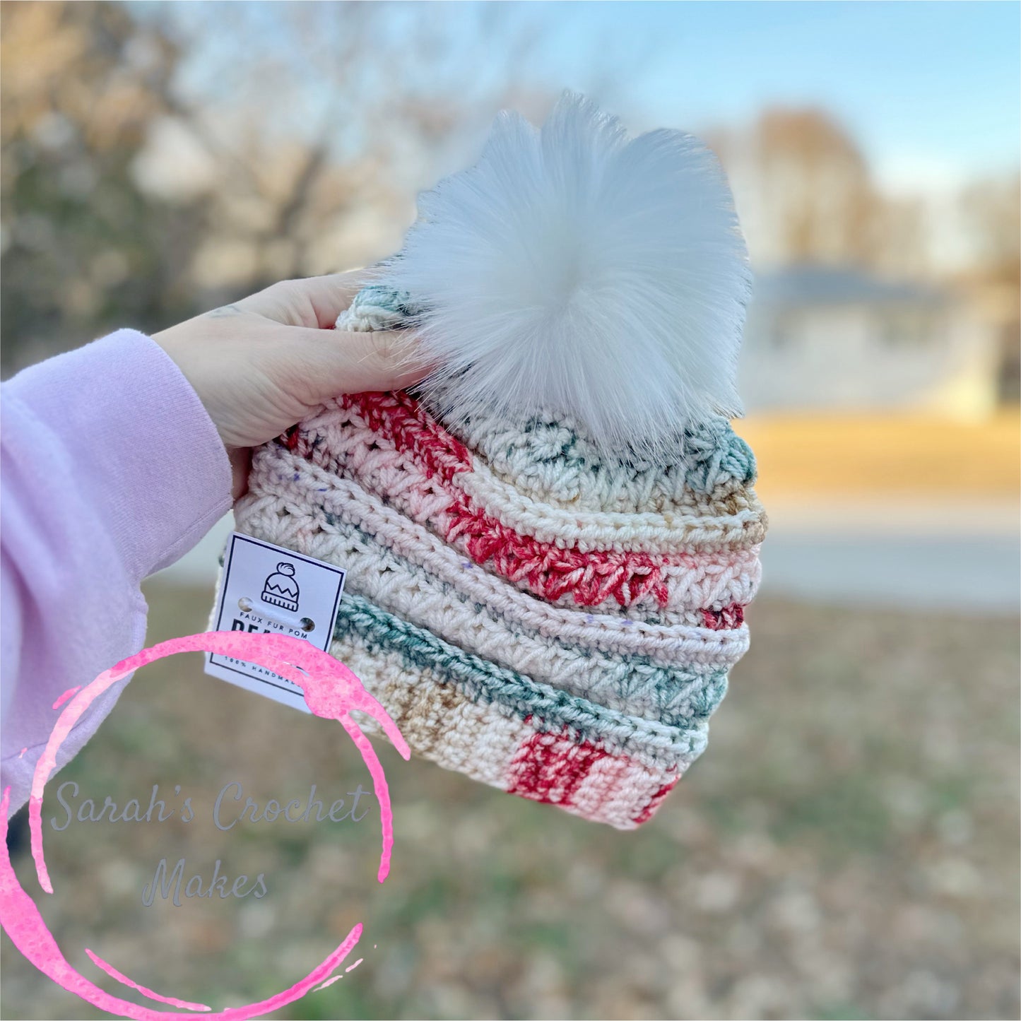 Multicolored Beanie, 6/12 Months