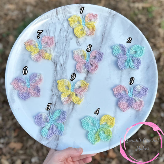 Pastel Butterfly Single Hair Clip (ADD 2 FOR PIGGIES)