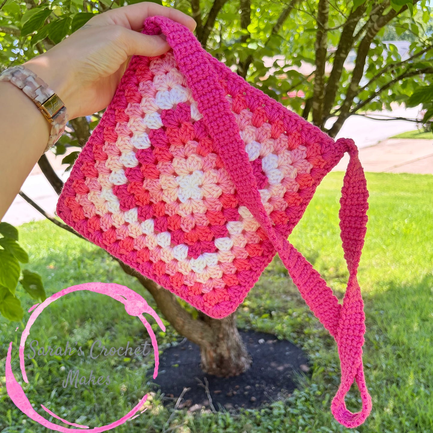 Pink Ombre Crossbody Purse (ADULT)