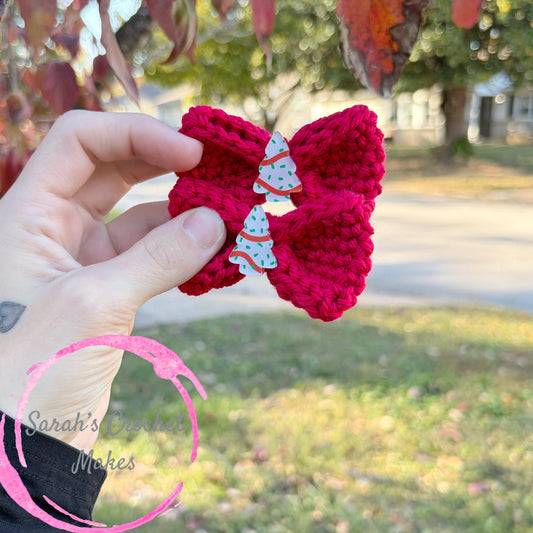 3" Red Tree Cake Piggies