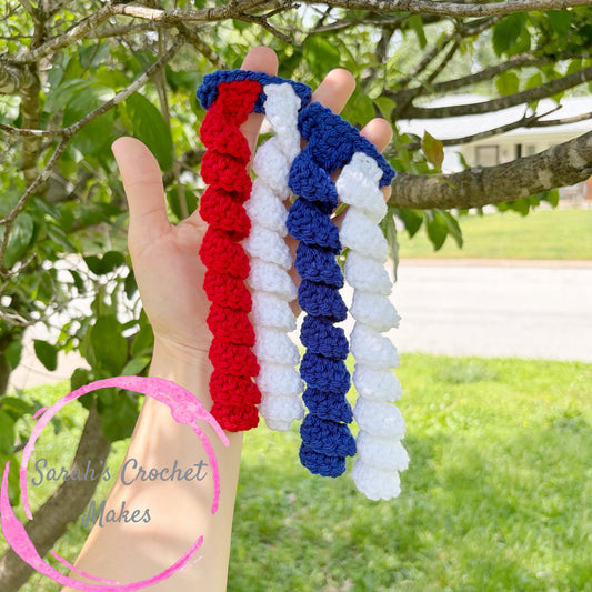 4th of July Unicorn Curls on CLIPS