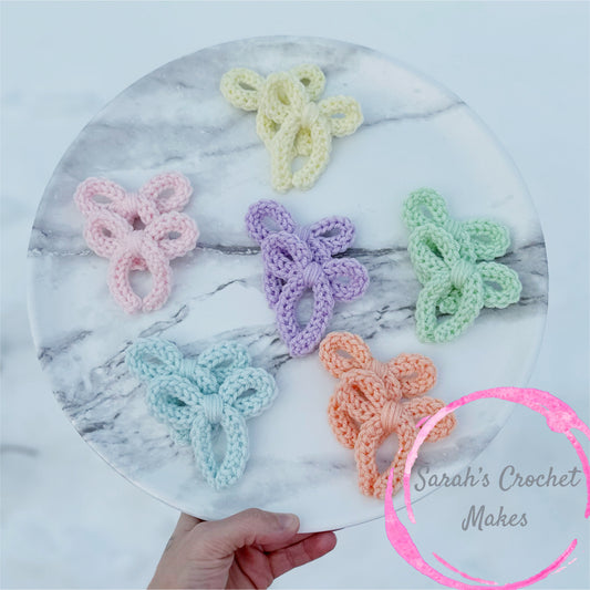 Pastel Handtied Bows, ON CLIPS