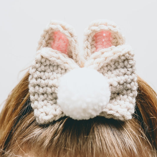 3" Bunny Hair Bow, Single Bow