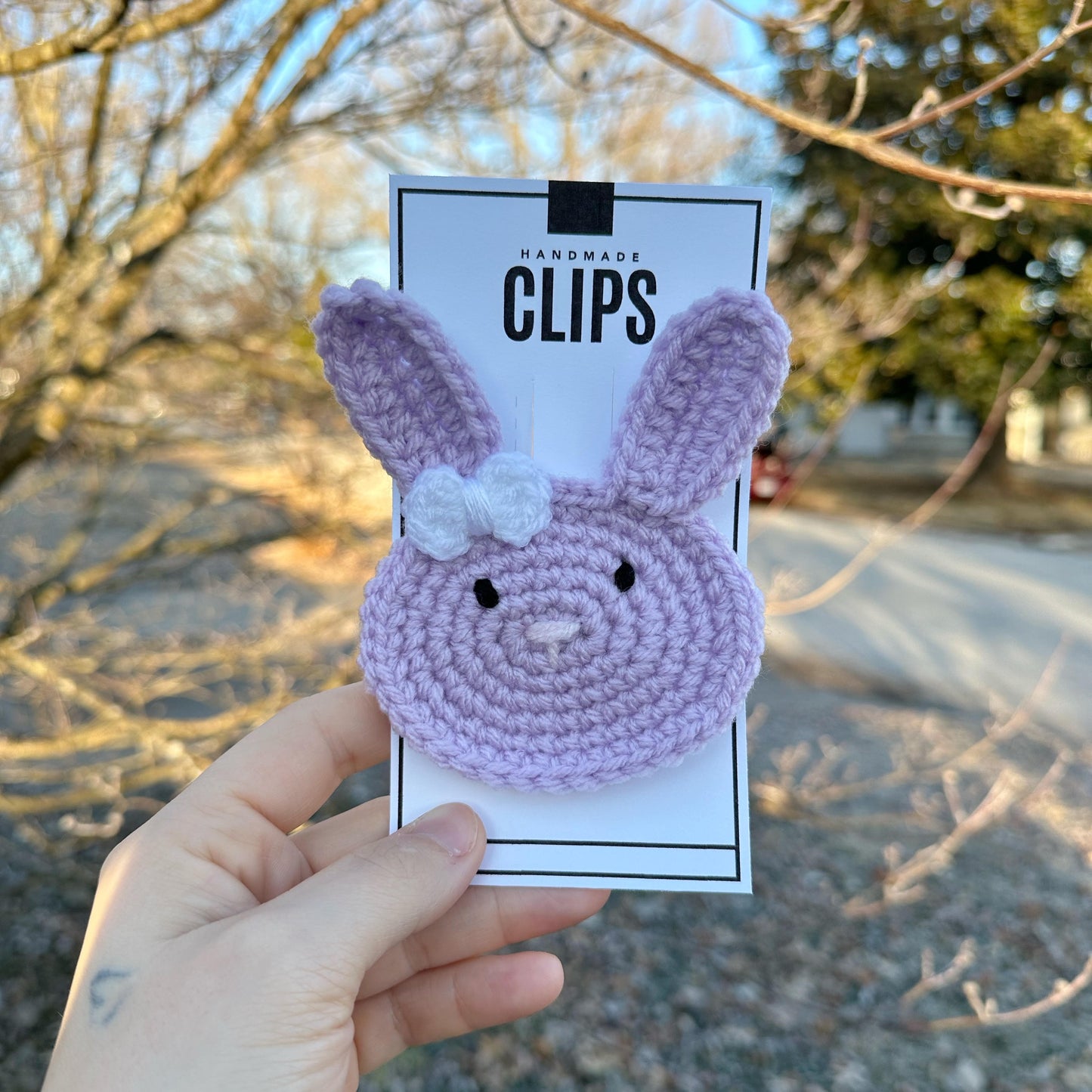 Bunny Hair Clip, Single Clip