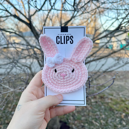 Bunny Hair Clip, Single Clip