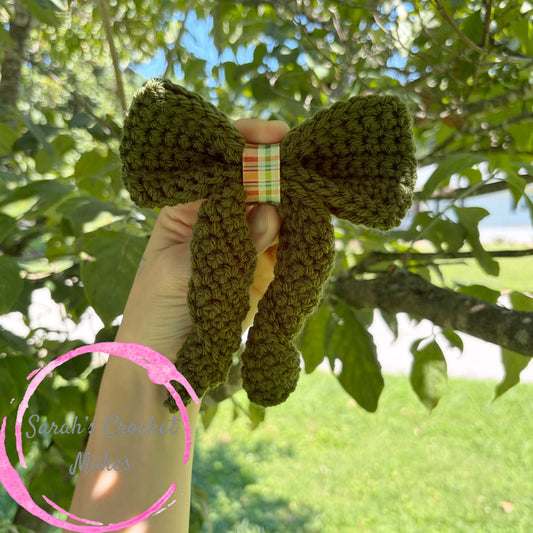 Dark Olive Fall Sailor Bow