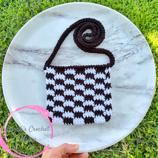 Checkered Purse