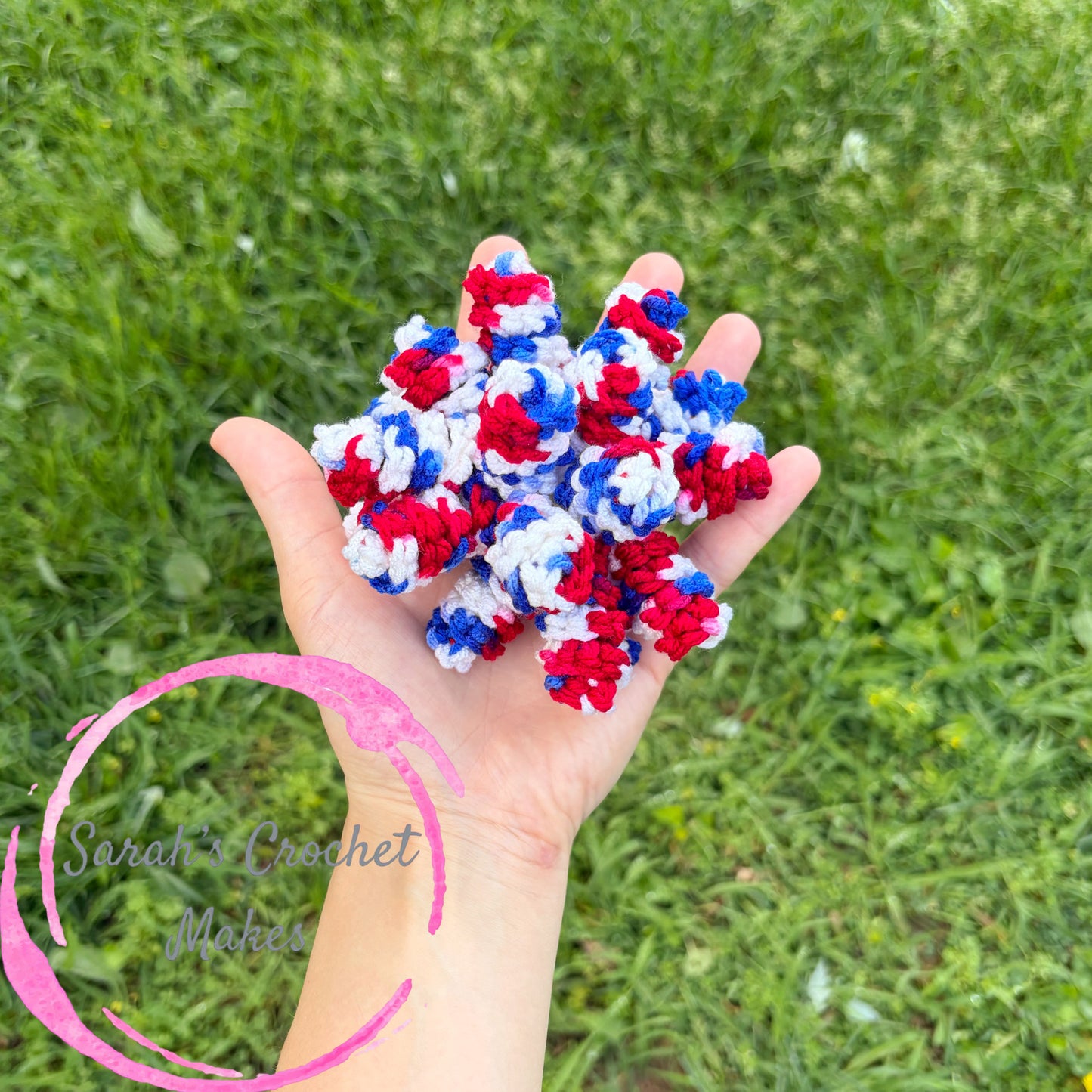 RWB Multi-Colored Popper on CLIPS (ADD 2 FOR PIGGIES)