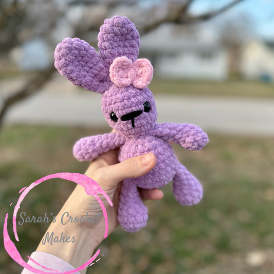Purple Stuffed Bunny