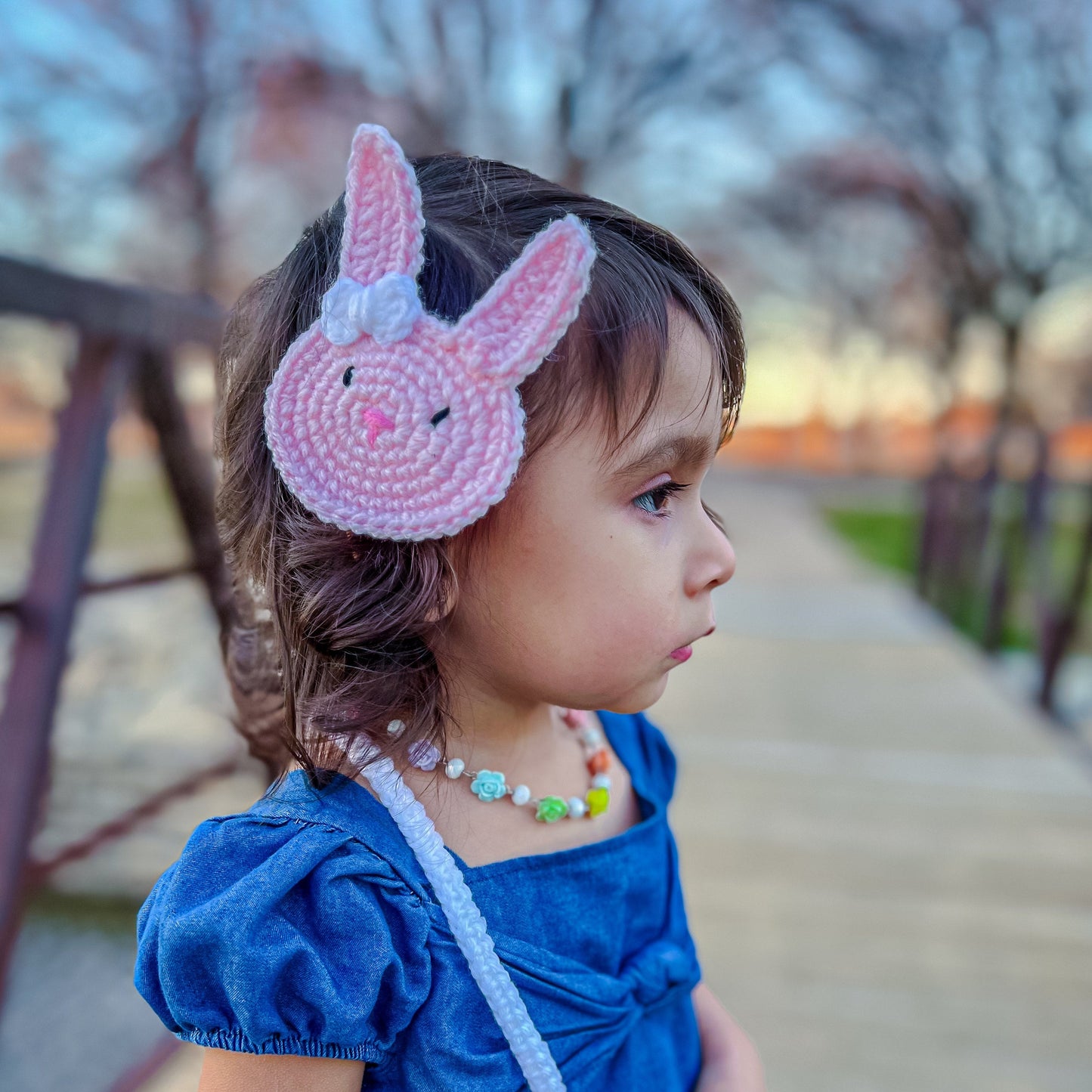 Bunny Hair Clip, Single Clip