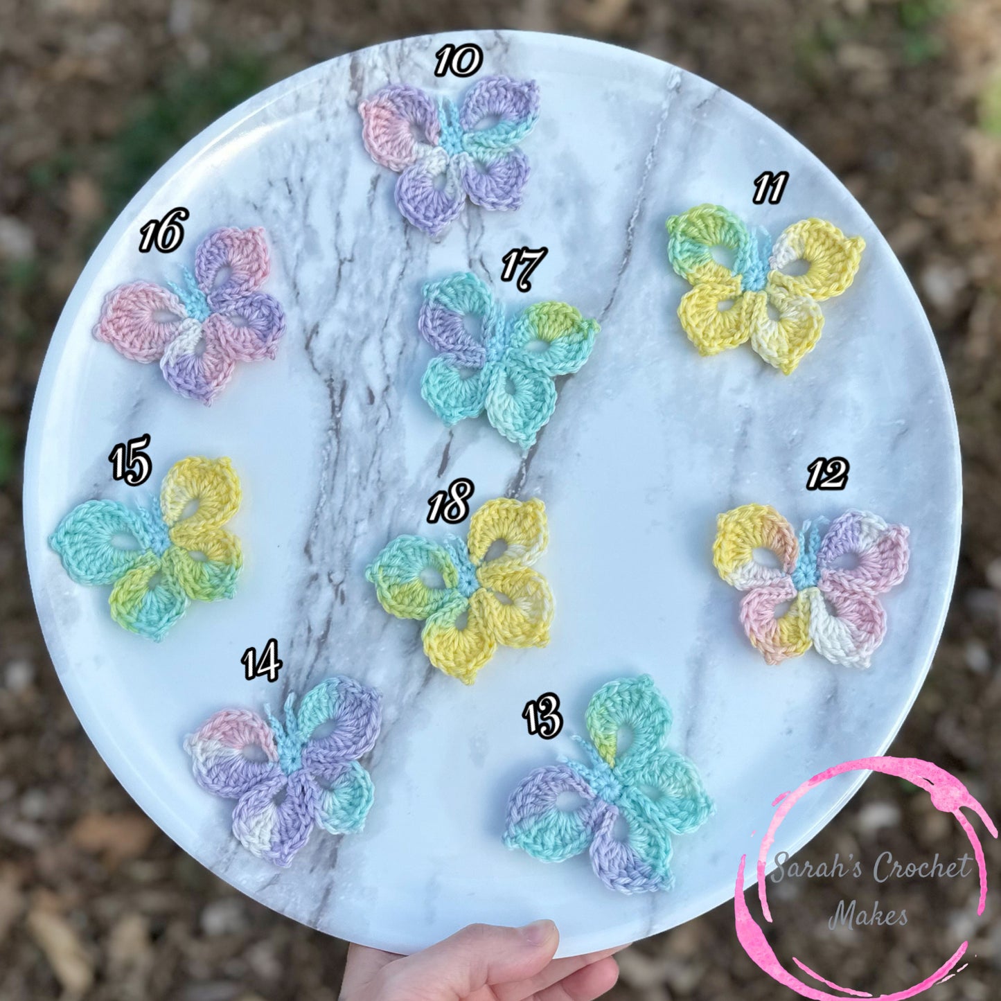 Pastel Butterfly Single Hair Clip (ADD 2 FOR PIGGIES)