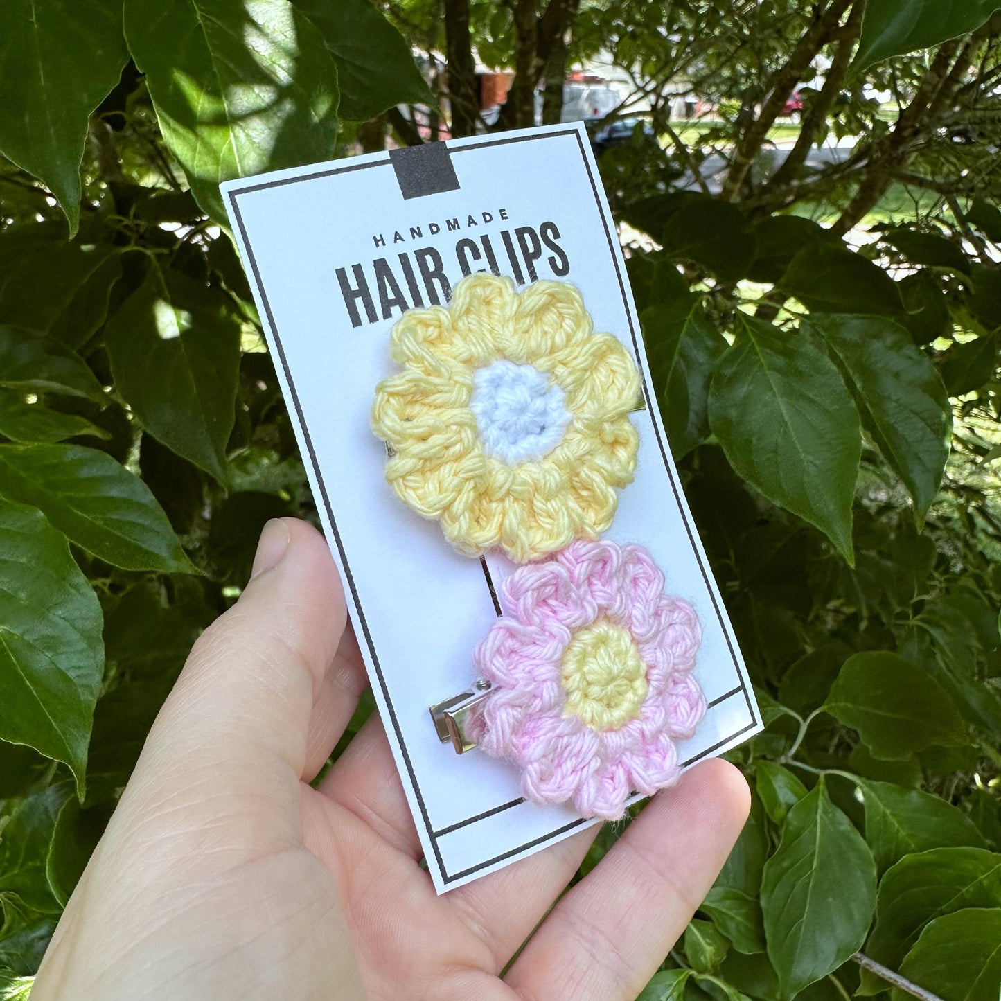 Mini Flower Piggie Hair Clips