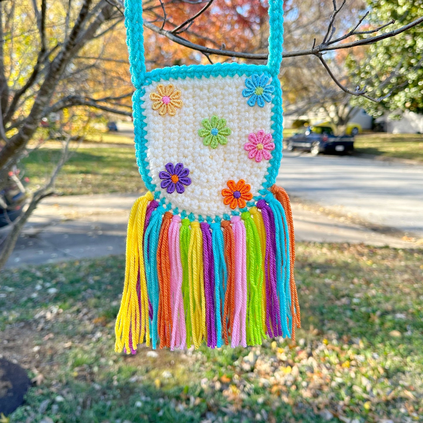 Colorful Flower Purse