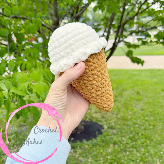 Vanilla Ice Cream Plushie