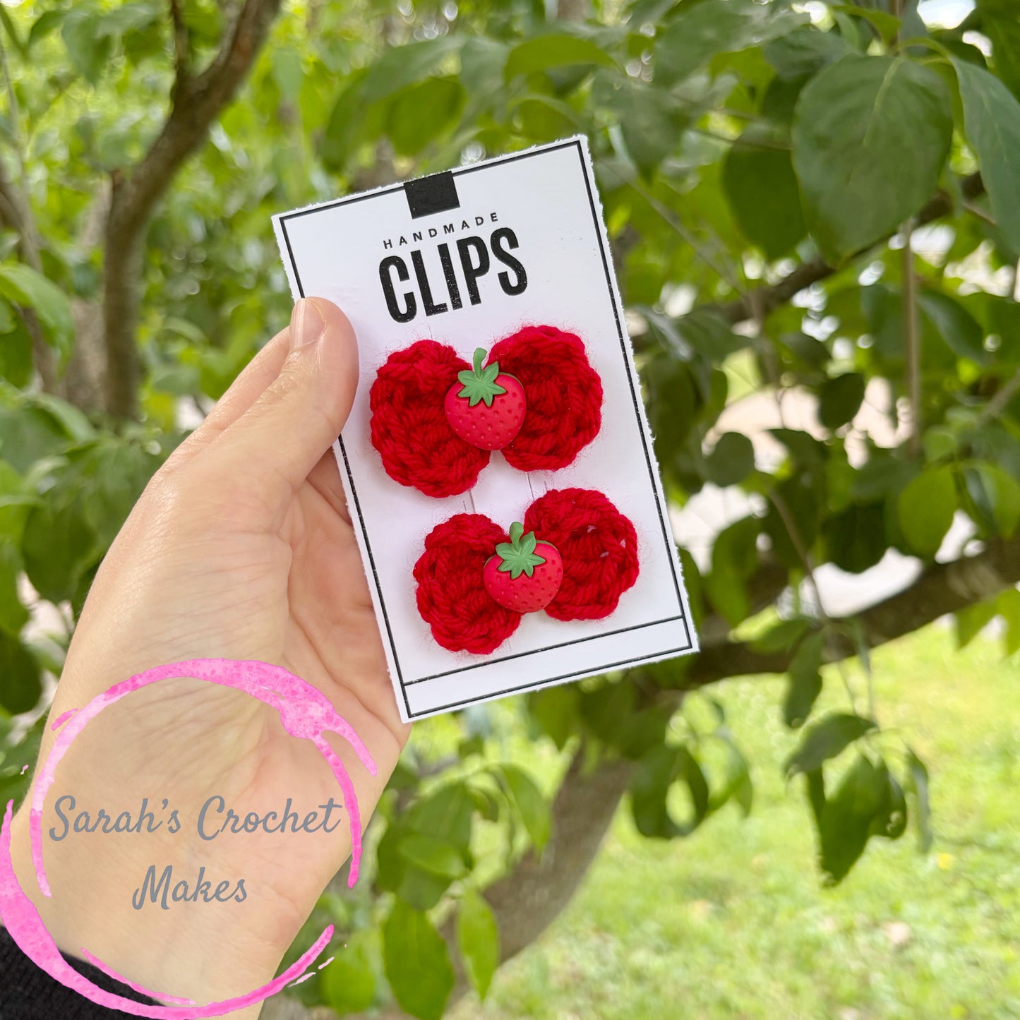 Red Strawberry Mini's (ON CLIPS)