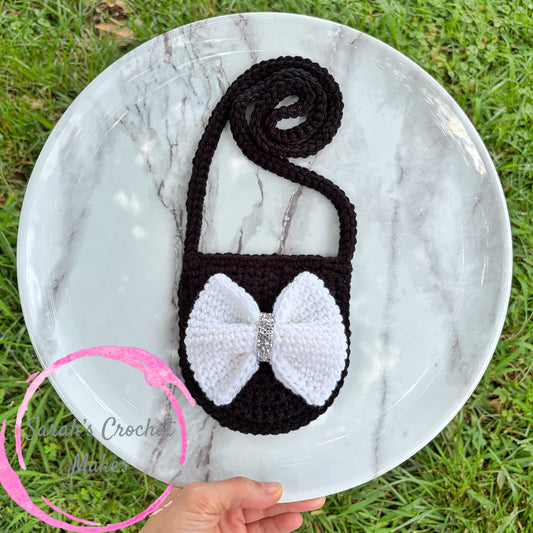 Black Bow Purse