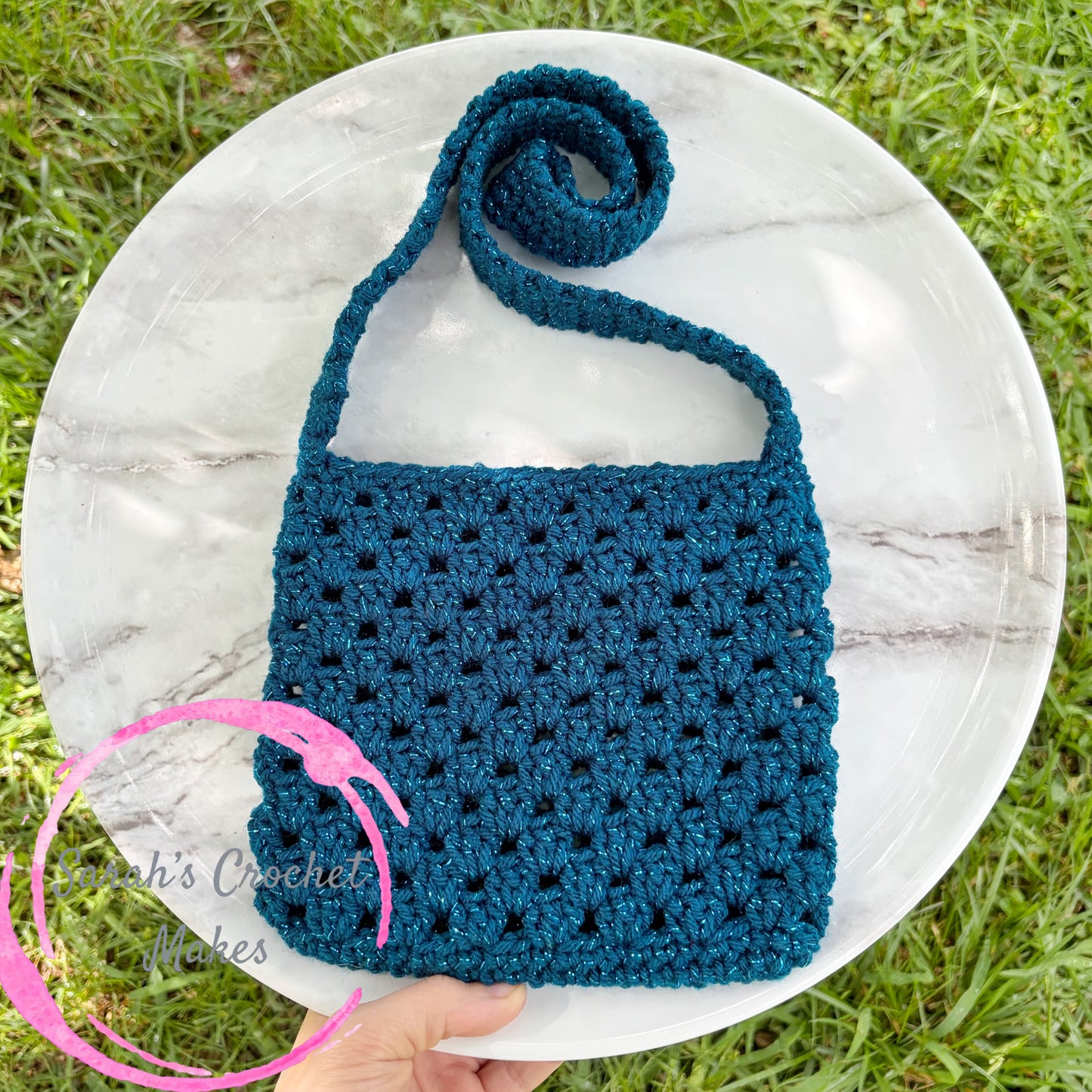 Sparkle Teal Purse