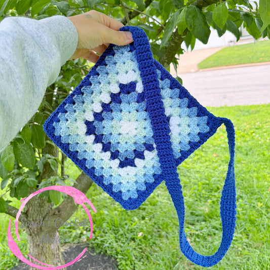 Blue Ombre Crossbody Purse (ADULT)