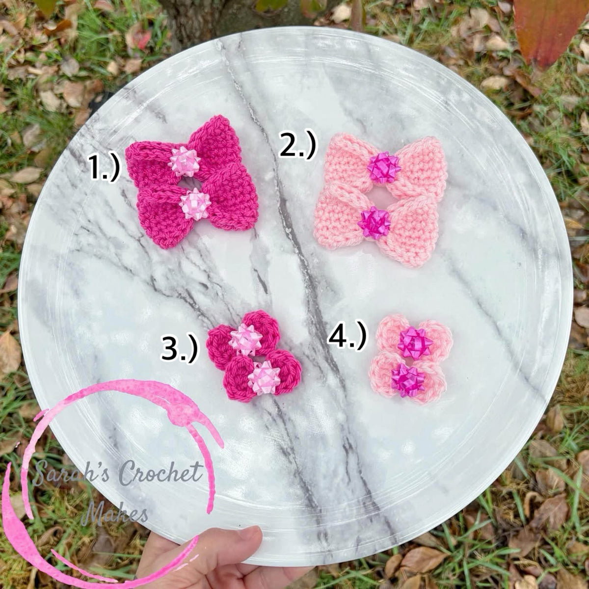Pink Christmas Present Bows