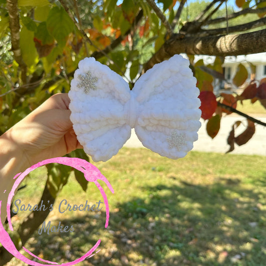5" Single Snowflake Bow