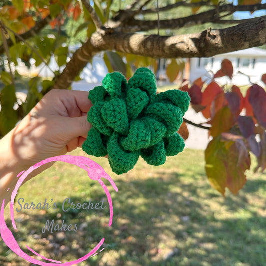 Green Present Bow Clip
