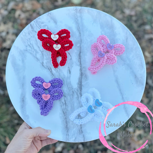 Conversation Heart Handtied Piggies