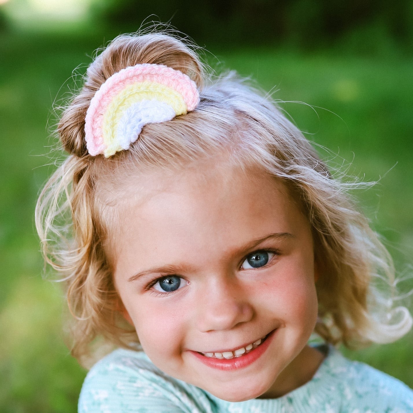 Rainbow Hair Clip, Single