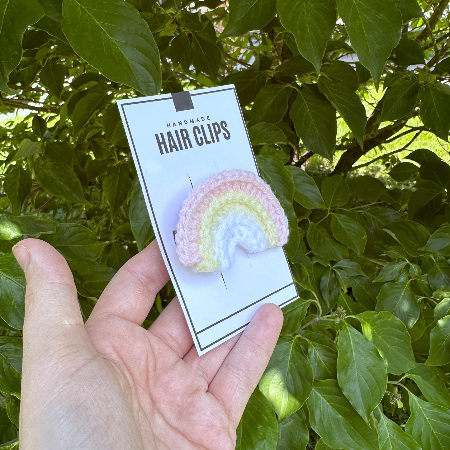 Rainbow Hair Clip, Single